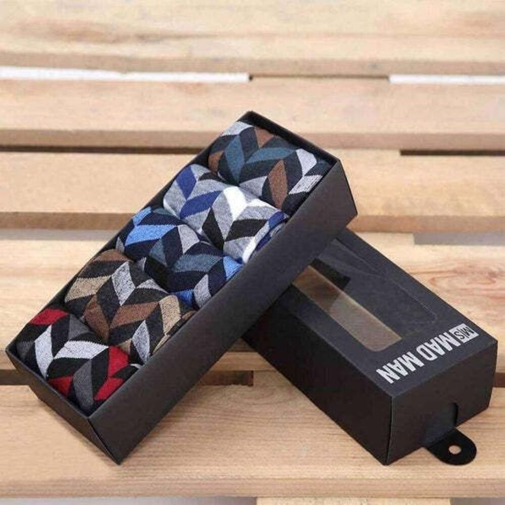 Mad Man Men's Casual Socks | Herringbone